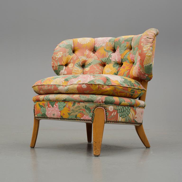 FÅTÖLJ, Otto Schultz för JIO Möbler Jönköping, 1940-50-tal.