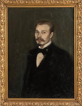 Magnus Enckell, Portrait of a man.