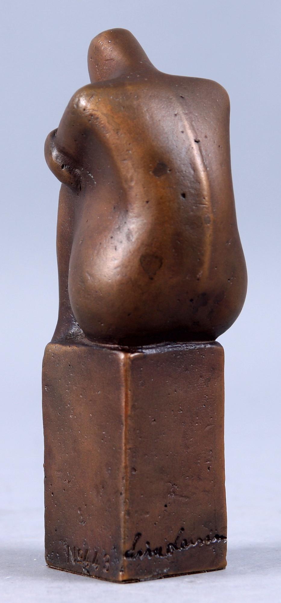 LISA LARSON, skulptur, brons, sign o numr No 443.