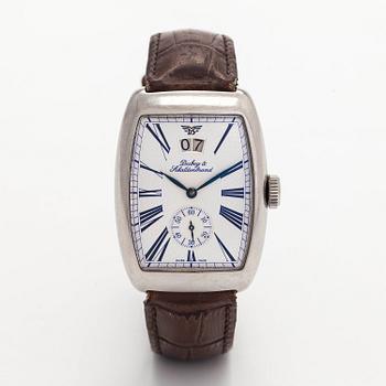 Dubey & Schaldenbrand, Aerodyn, Date, wristwatch, 33 x 43 mm.