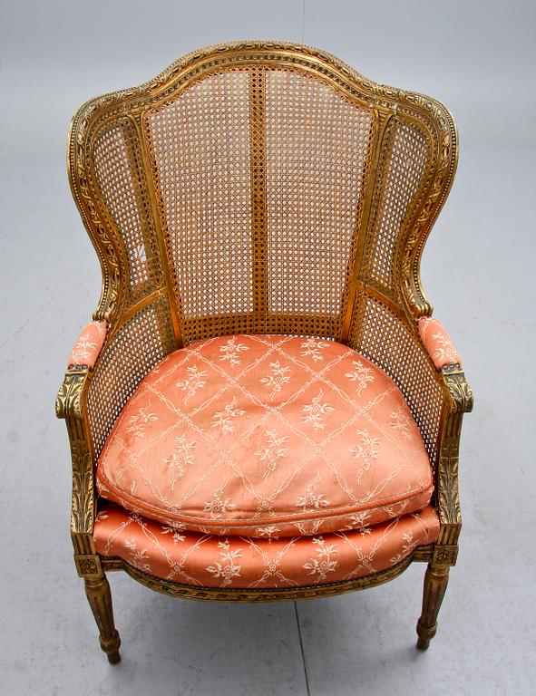 BERGERE, Louis XVI-stil, 1900-tal.