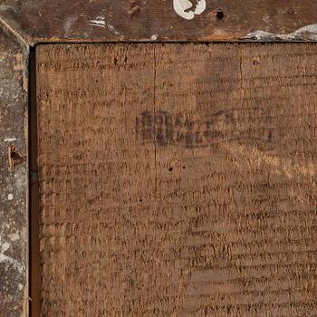 A pair of Gustavian giltwood one-light girandoles by J. P. Helin (master in Stockholm 1763-94).