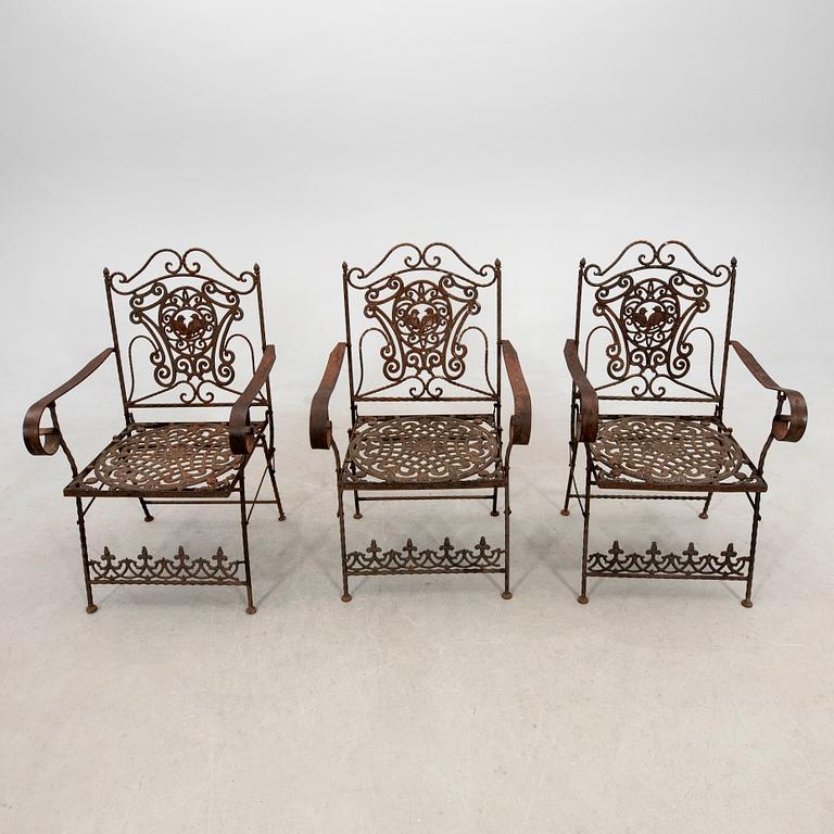Garden Set, 7 Pieces, 20th Century.