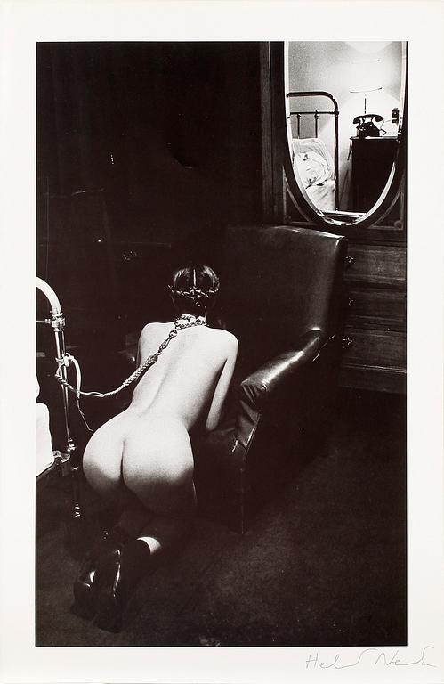 HELMUT NEWTON, "Berlin Nude", 1977, offsetlitografi, sign.