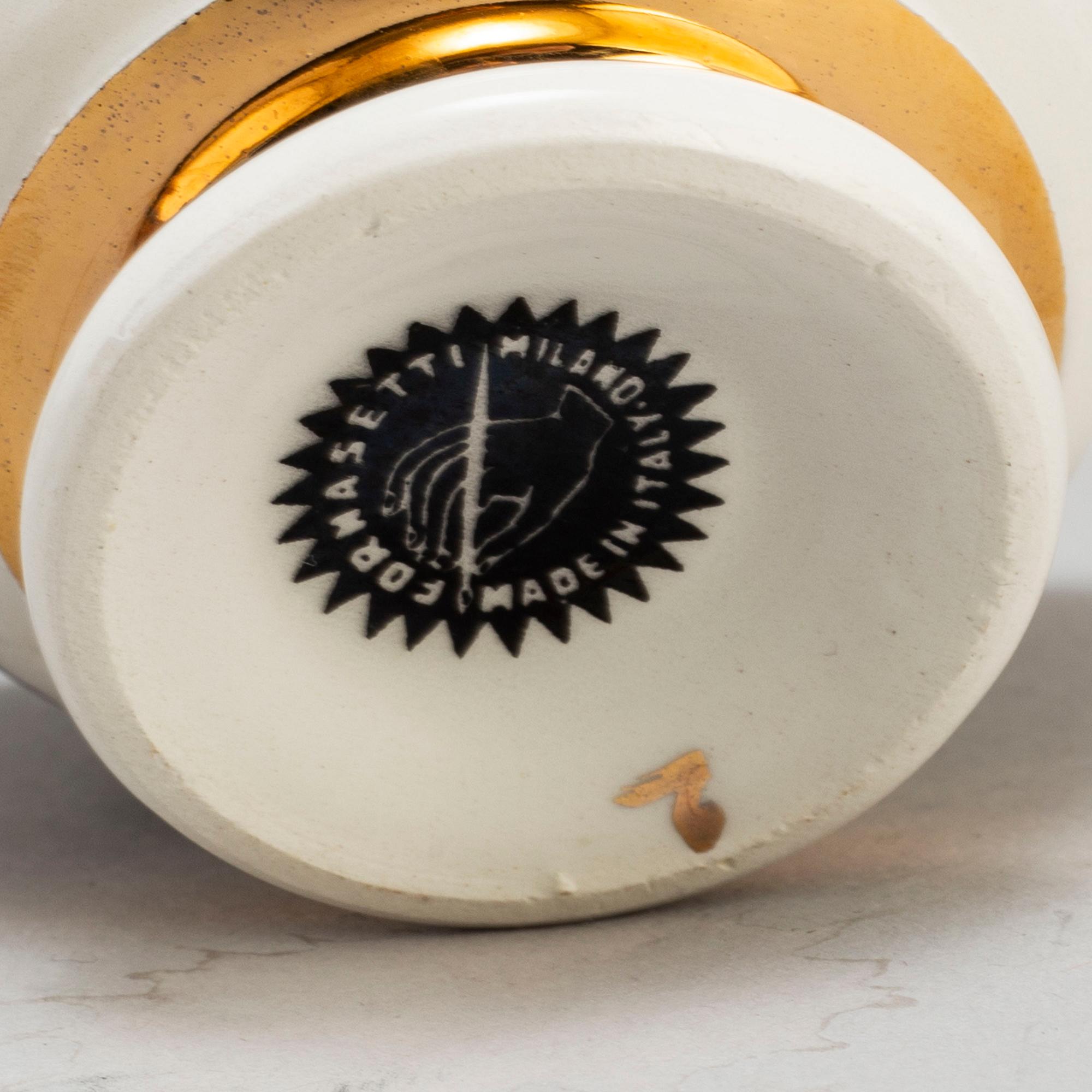 FORNASETTI, skålar, 6 st, porslin, Milano, Italien.