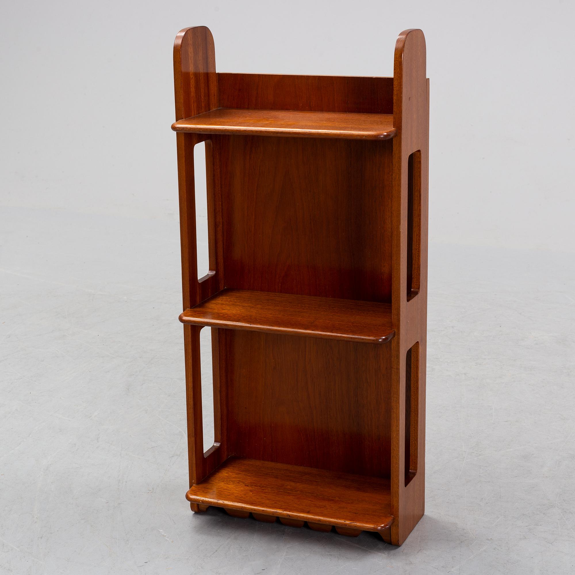 Josef Frank, a model 2085 mahogany shelf, Svenskt Tenn.