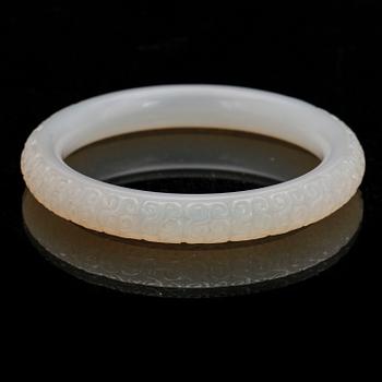 ARMRING, agat, Kina, modern tillverkning.