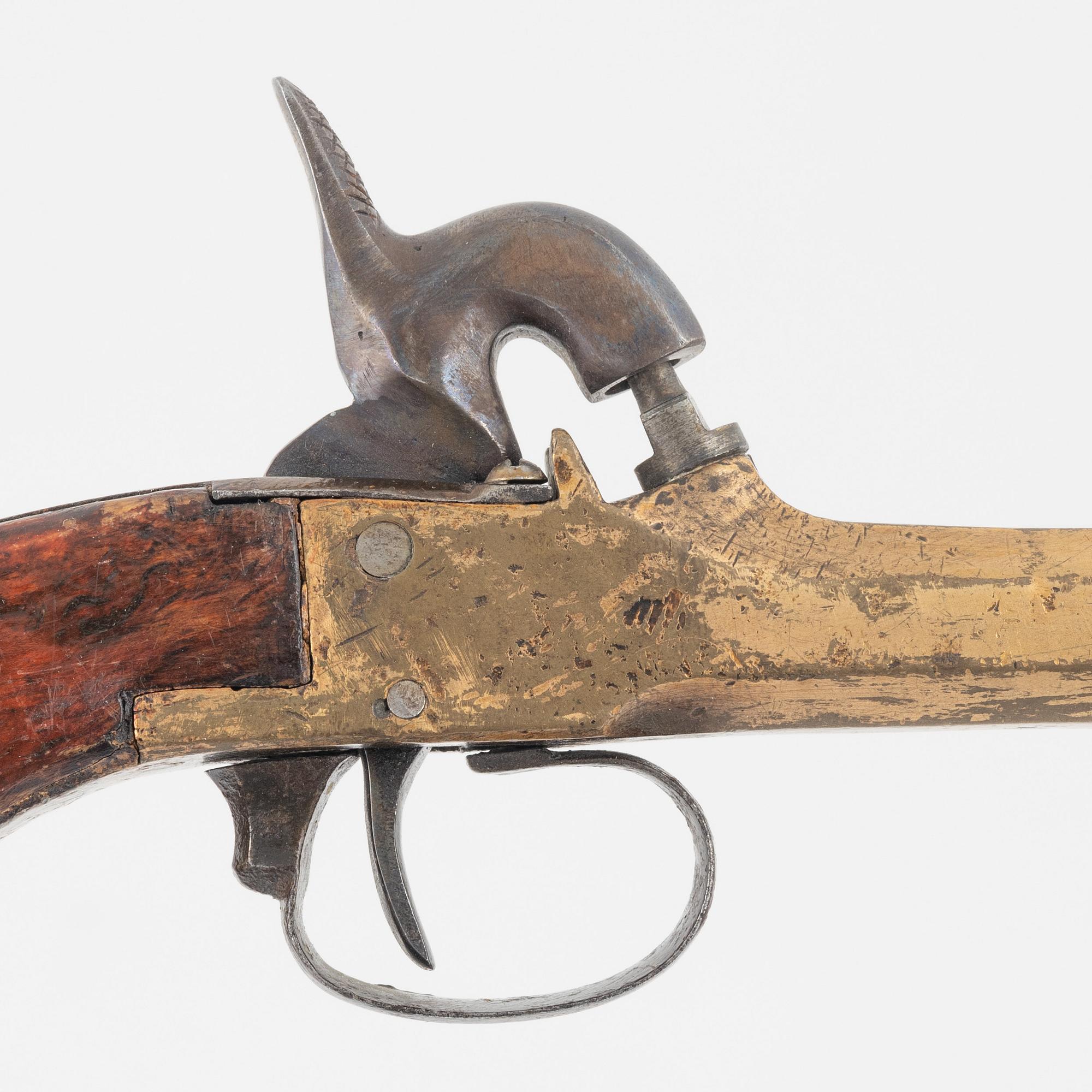 Slaglåspistoler, 2 st, 1800-tal.