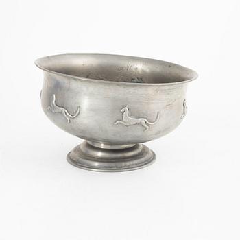 Firma Svenskt Tenn, a pewter centerpiece bowl, Stockholm, Sweden, 1927.