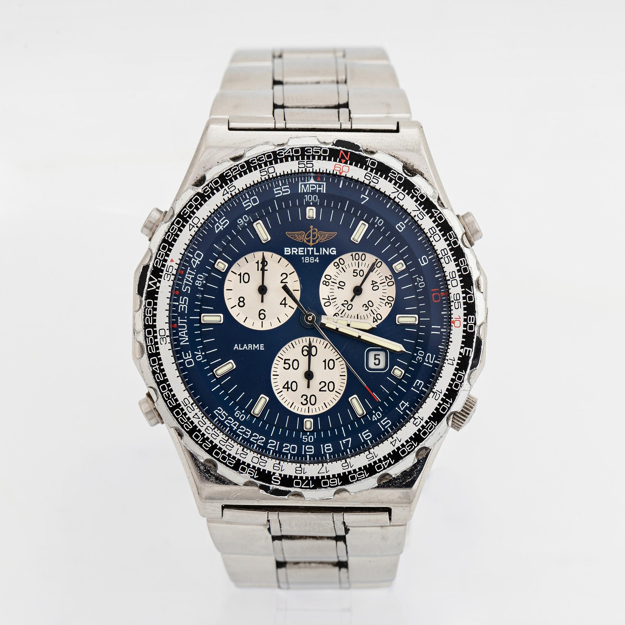 Breitling, Jupiter Pilot, chronograph, wristwatch, 41,5 mm.