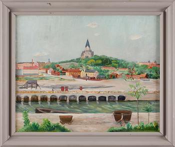 Okänd konstnär 1900-tal · OKÄND KONSTNÄR. Olja på duk.