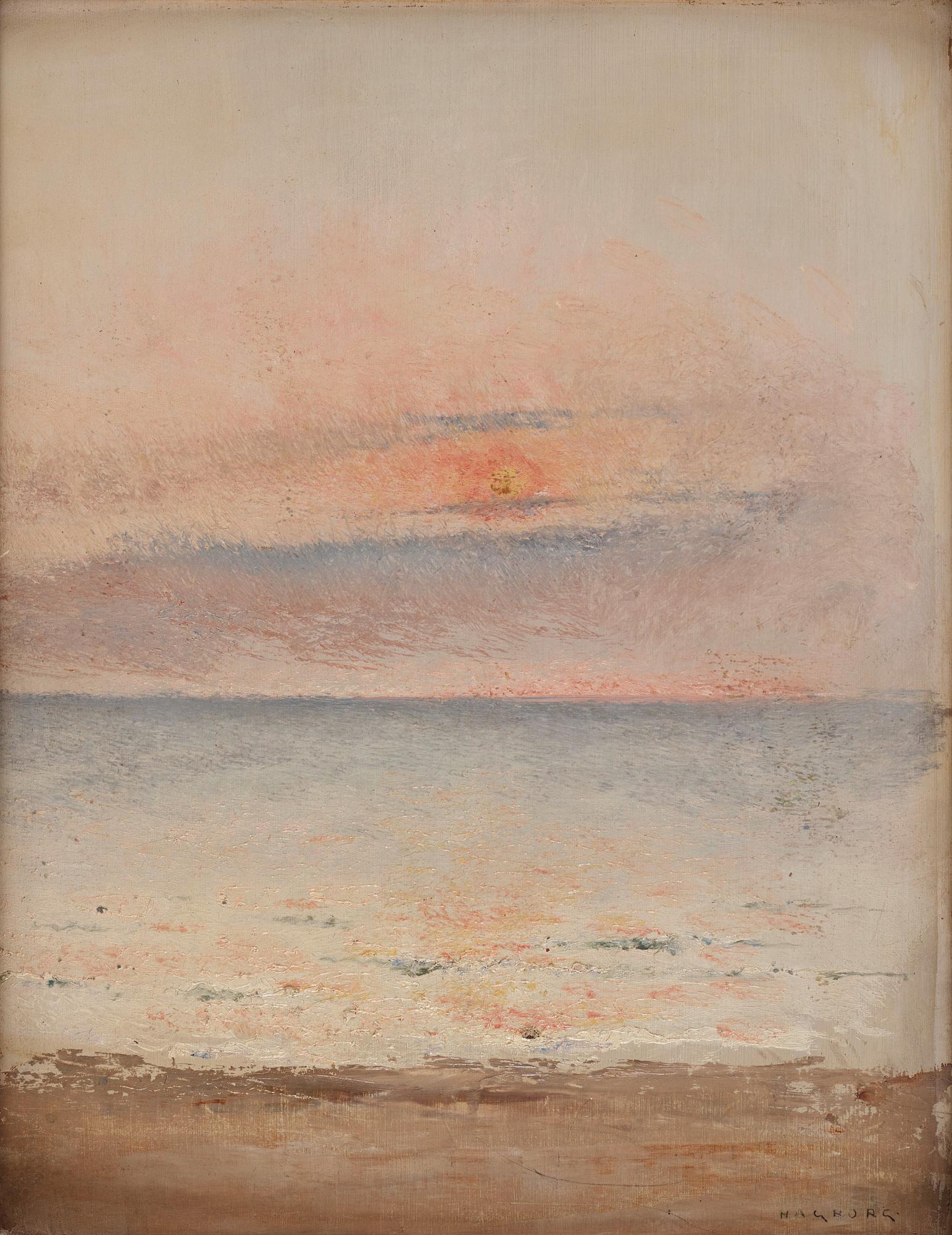 August Hagborg, Sunset.