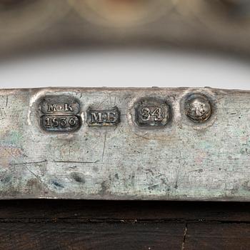 Michael Borodulin, ikon med silver oklad, S:t Petersburg 1836.