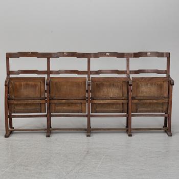 A pair of benches from the early 20th century.