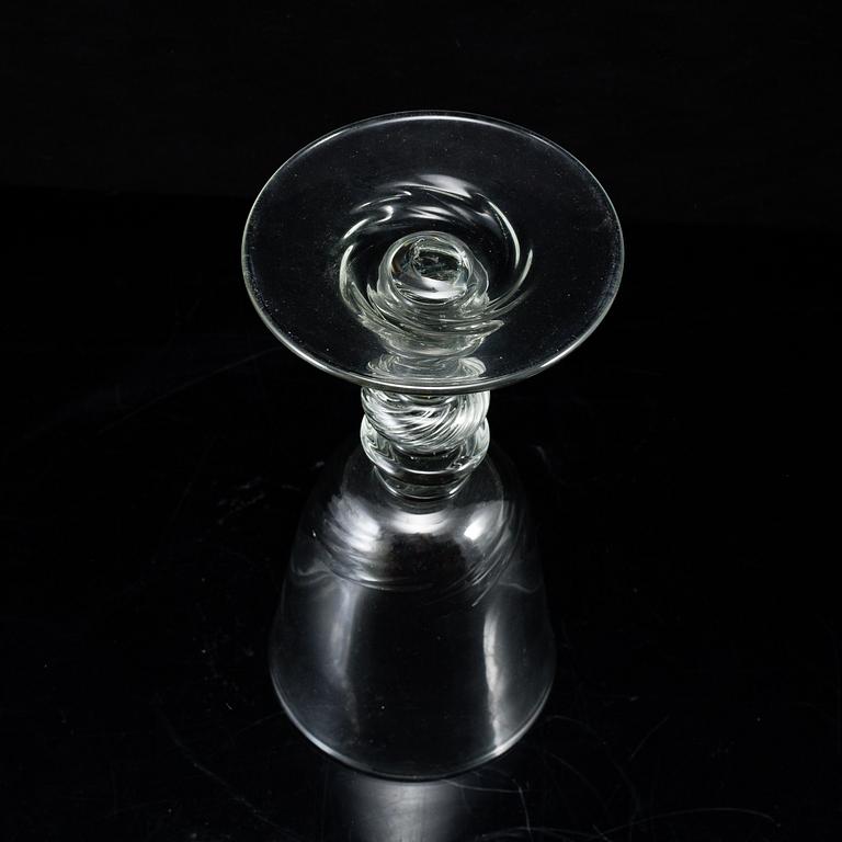 POKALGLAS. Möjligen Tyskland, 1800-tal.