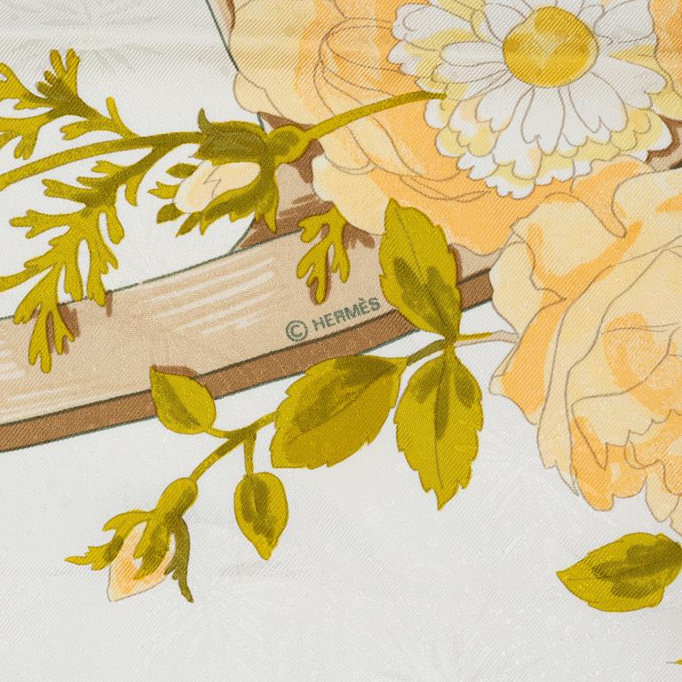 Hermès, scarf, "Romantique".