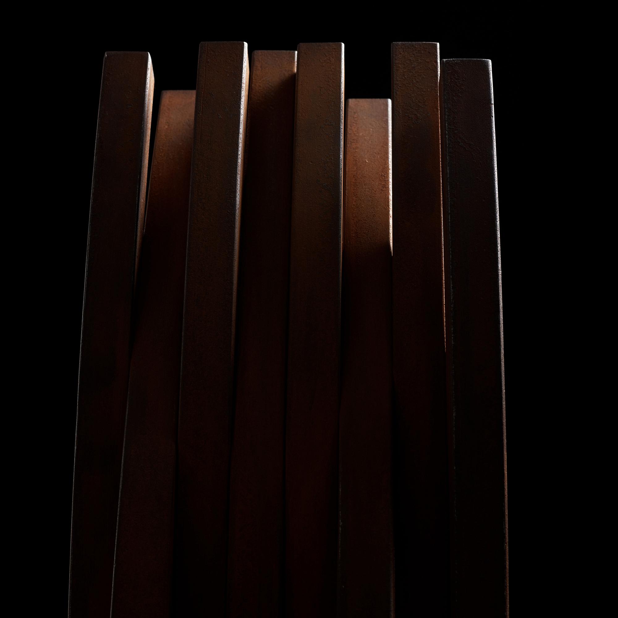 Bernar Venet, "83,5° Arc x 8".