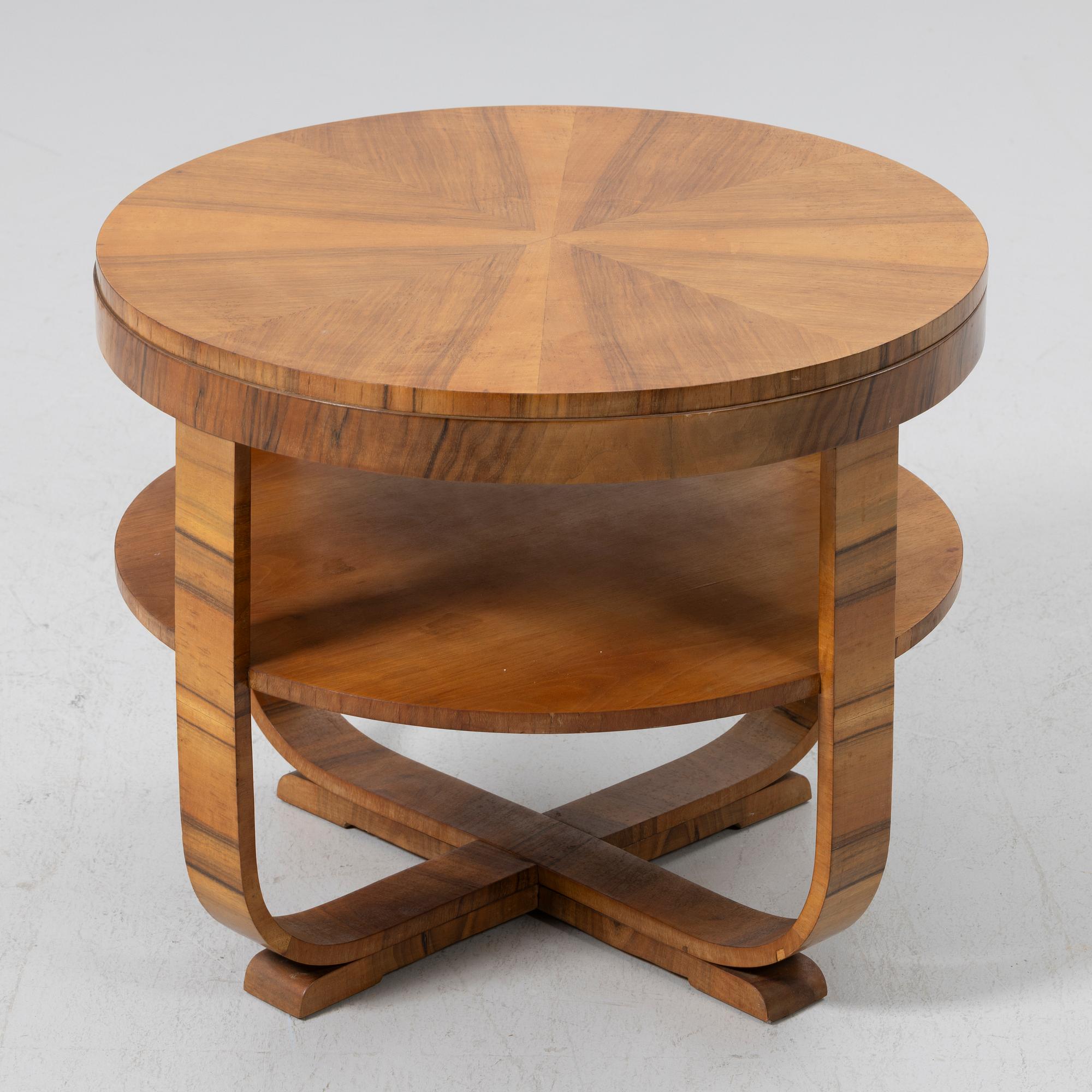 Soffbord, art deco-stil, 1900-talets första hälft.