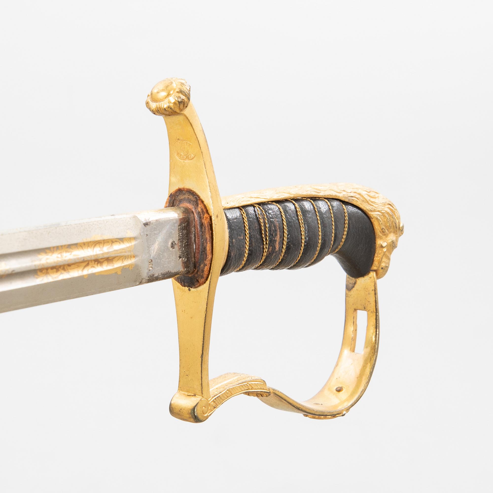 Sabel, för officer vid infanteriet, Sverige, m/1899.