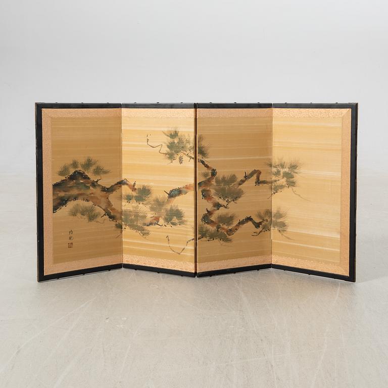 Folding screen Japan 20th century.