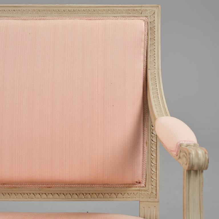 Soffa, Stockholmsarbete, 1700-talets senare del, Gustaviansk.