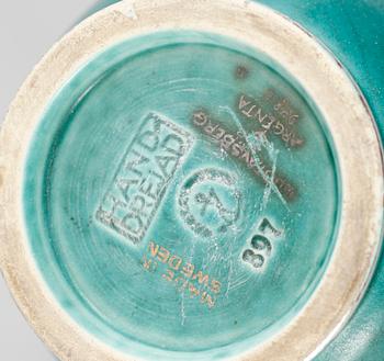 VAS SAMT SKÅL, stengods, Argenta, Gustavsberg.