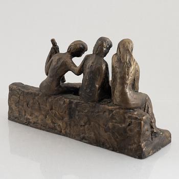 Okänd konstnär, 1900-tal, Musicerande sällskap.