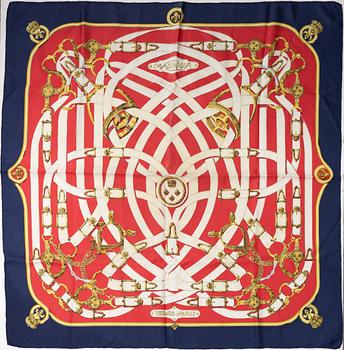 Hermès, scarf, "Cavalcadour" samt Nina Ricci scarf.
