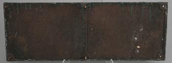 TÅGSKYLT, gjutjärn, 1900-talets början.