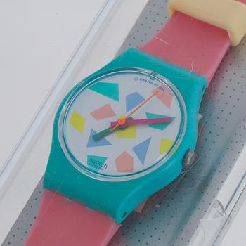 Swatch, Pink Lolly, wristwatch, 25 mm.