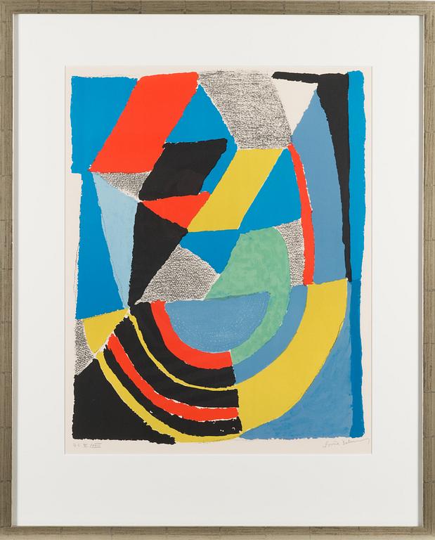 SONIA DELAUNAY, serigraph, signed , numbered H.C V/XXV.