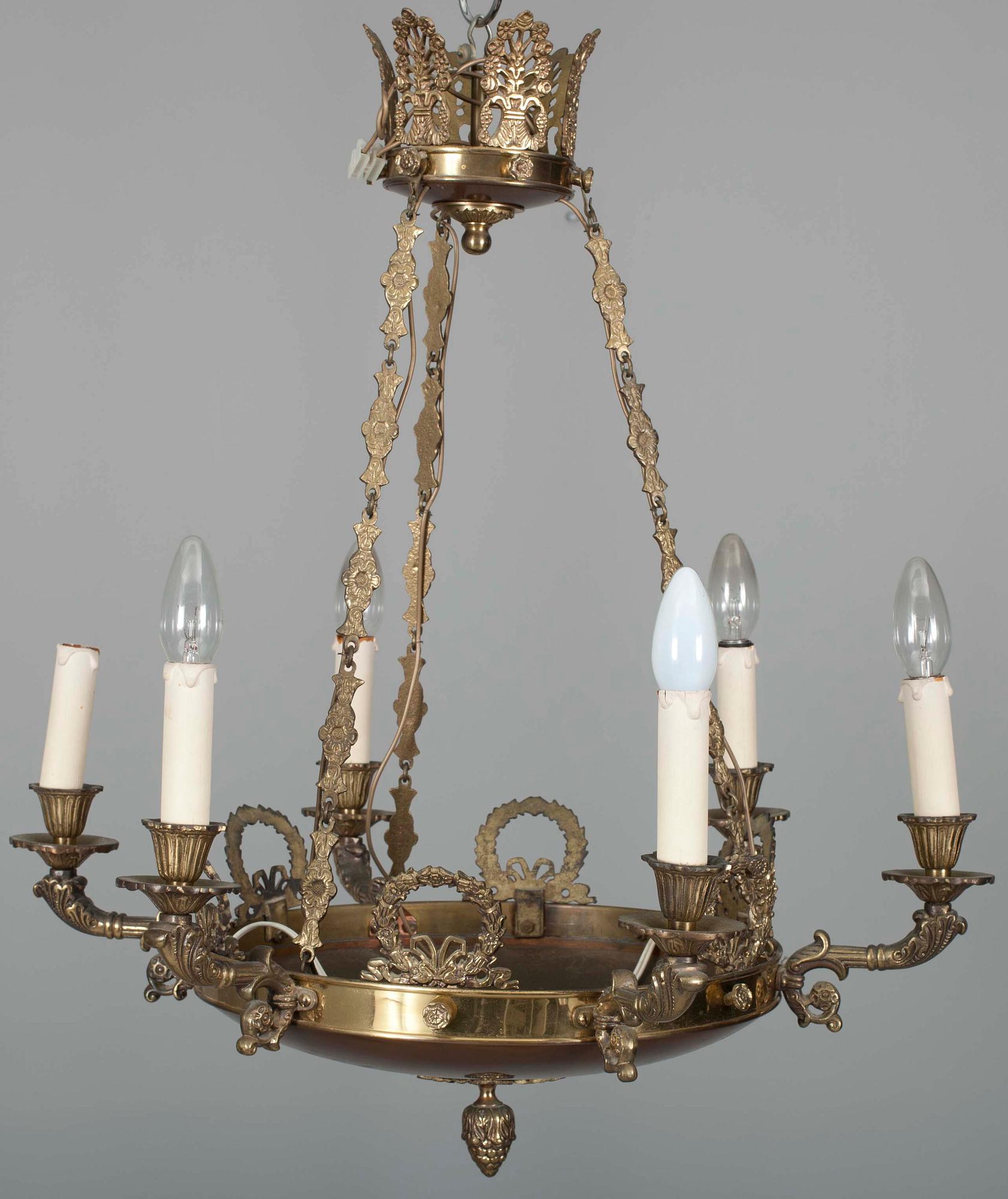 TAKLAMPA, 1900-talets senare hälft. Tot h 65.