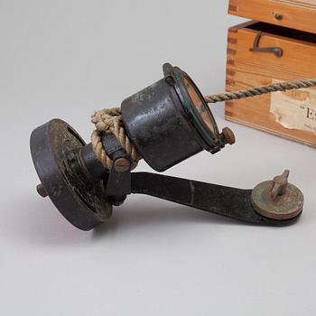 "Excelsior" IV Ship-log", brass, Walker's England, first half of the 20th century.