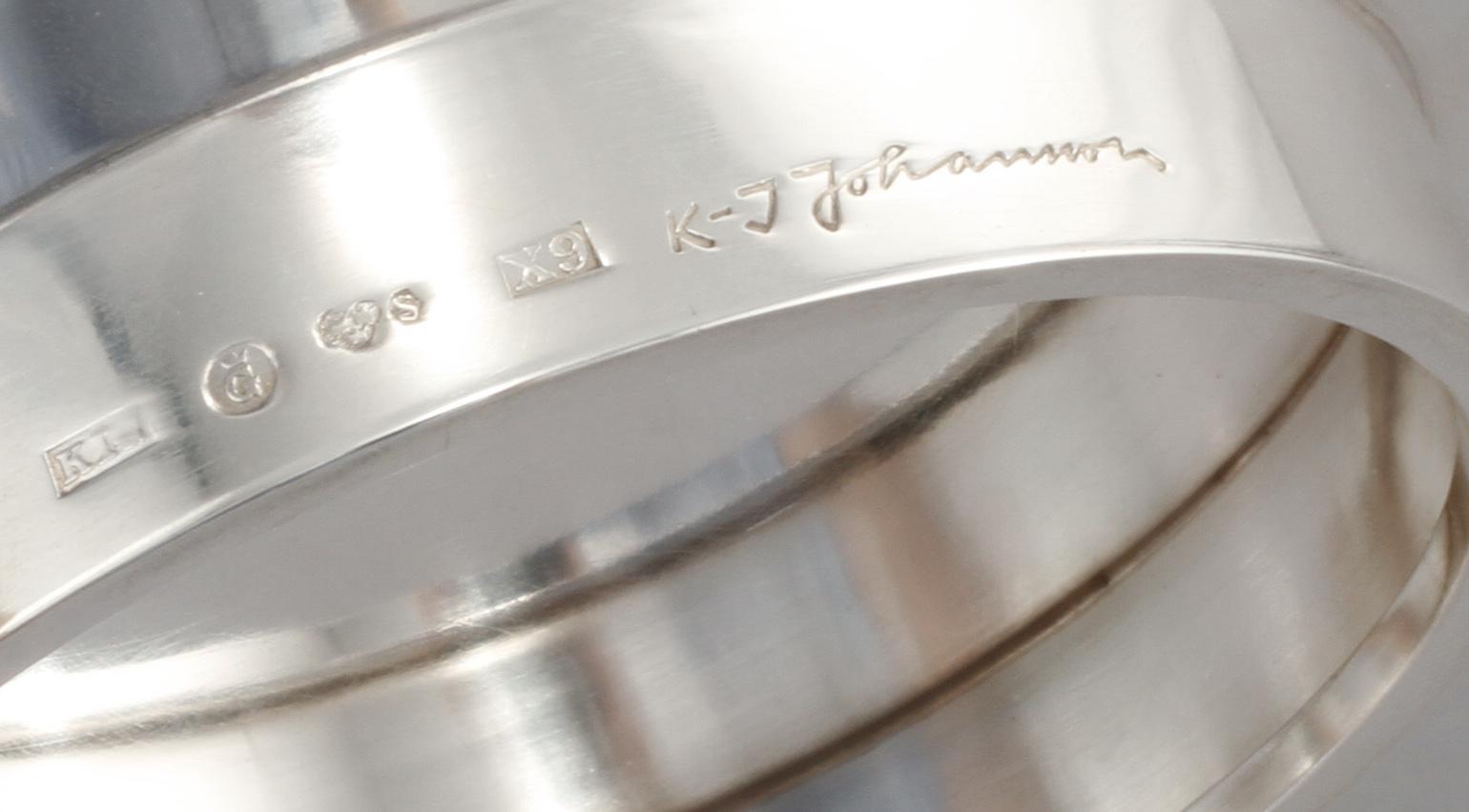 FAT, silver, K J Johansson, Göteborg, 1972. Vikt 737 cm.