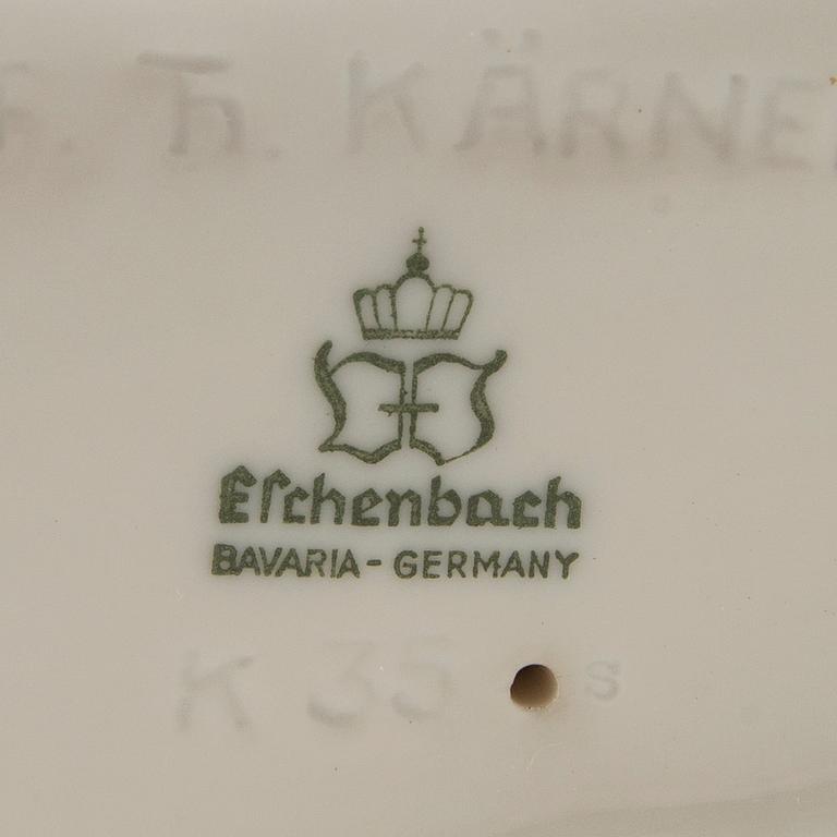 Figurines 4 pcs including TH Kärner Rosenthal/Efchenbach Germany mid-20th century porcelain.