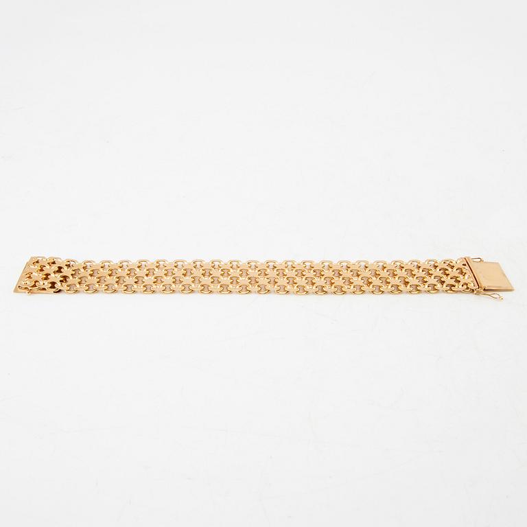 Armband x-länk 18K guld.