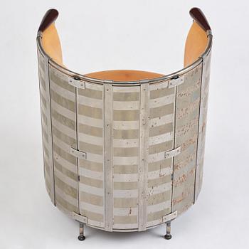 Mats Theselius, fåtölj, "Älgskinnsfåtöljen", ed. 52/360, Källemo, Värnamo, efter 1991.