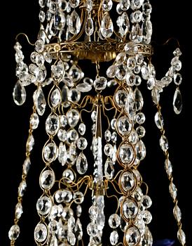 LJUSKRONA, Hagamodell, gustaviansk stil, 1900-talets första hälft, höjd 85 cm.