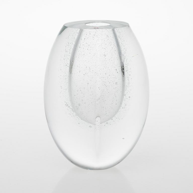 TIMO SARPANEVA, GLASSKULPTUR, "Claritas", glas, signerad Timo Sarpaneva Iittala 1984  C1749.