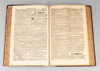 A swedish bible, 1724.