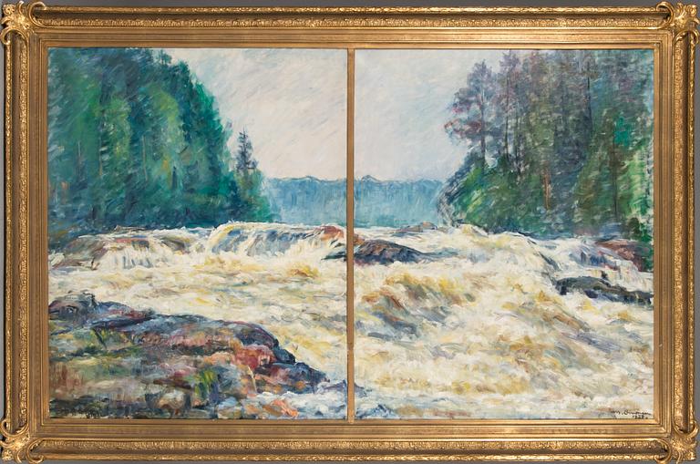 Mikko Oinonen, oil on canvas, signed and dated 1938.