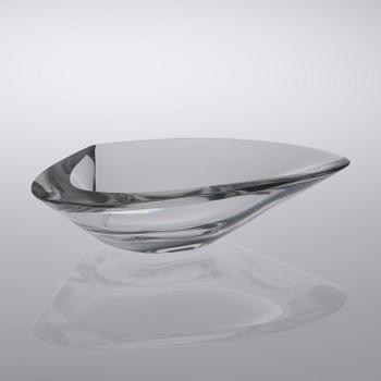 TAPIO WIRKKALA, A GLASS SCULPTURE. Triennale. Signed Tapio Wirkkala, Iittala 3838. Late 1950s.