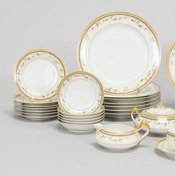 A 40-piece porcelain 'Yale' dinnerware set from Haviland & Co, Limoges, France.