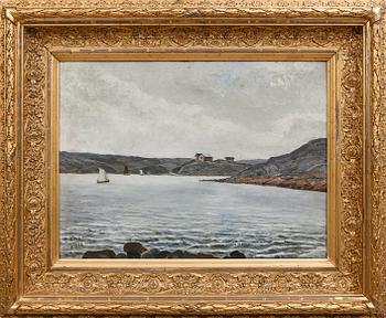 OKÄND KONSTNÄR, olja på duk, signerad Borgs och daterad -88.