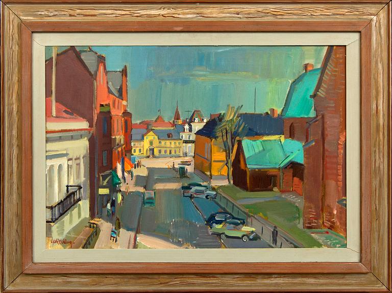 Gerhard Wihlborg, oil on canvas signed.