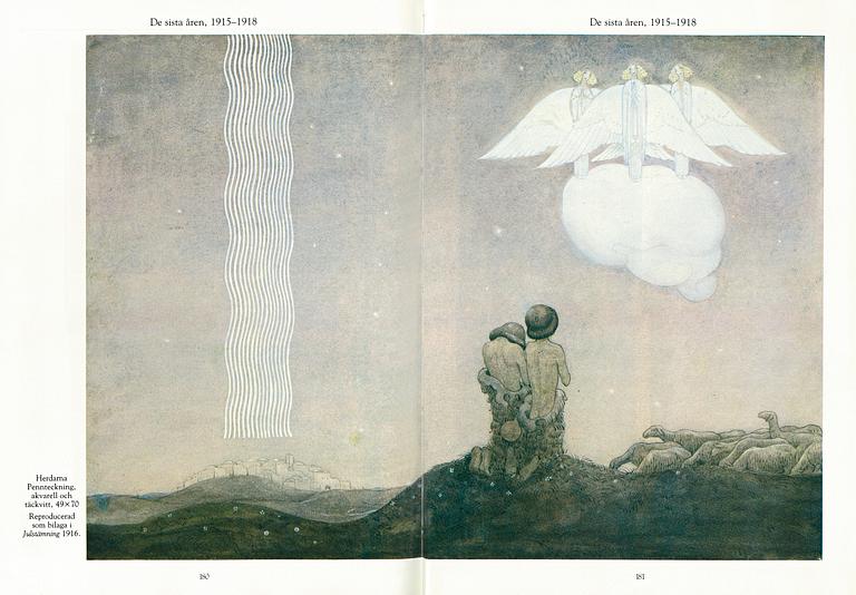 John Bauer, Två unga herdar utanför staden.