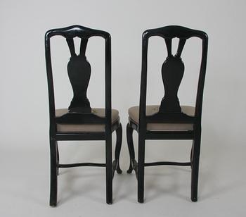 STOLAR, ett par, rokoko, 1700-talets andra hälft.