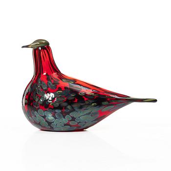 Oiva Toikka, a 'Ruby bird', Nuutajärvi, Finland.