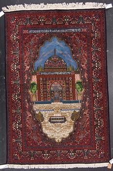 MATTA, orientailsk, figural, ca 185x125.
