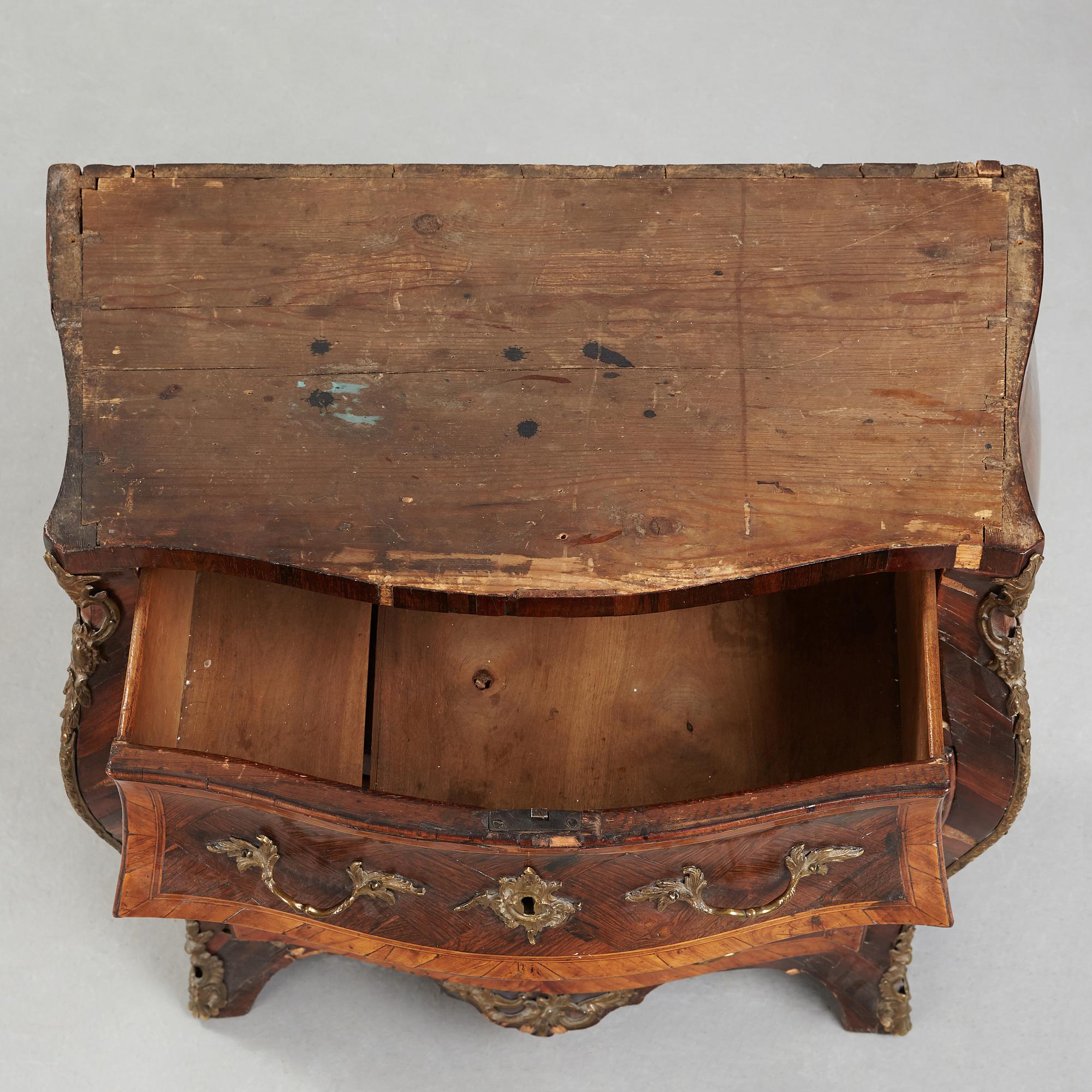 A Swedish Rococo commode by Christopher Tietze (master in Stockholm 1764-1791).